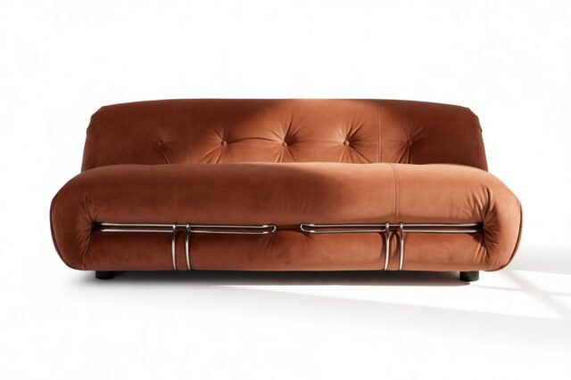The Soriana – Spice Velvet, Two Seater Sofa