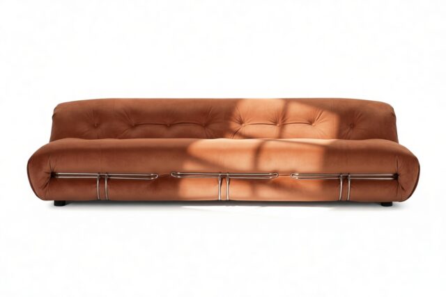The Soriana – Spice Velvet, Three Seater Sofa