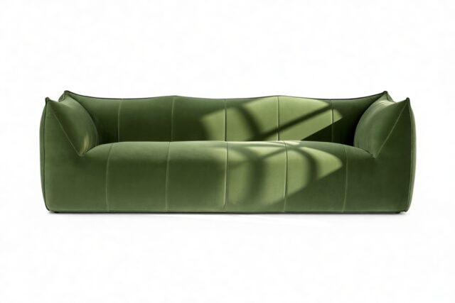The Bambole – Thyme Luxe Velvet, Three Seater Sofa