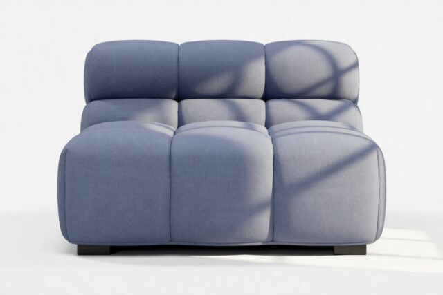 The Tufty – Royal Blue Wool, Armless Module