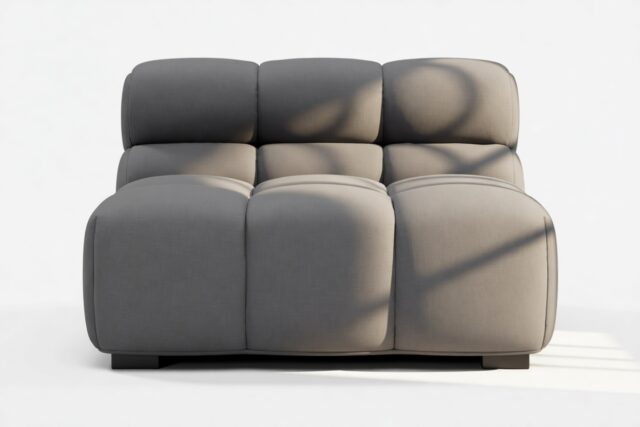 The Tufty – Ink Brushed Weave, Armless Module