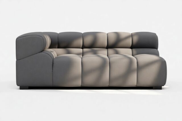 The Tufty – Ink Brushed Weave, Extra Large Corner (Left)