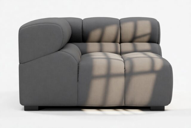 The Tufty – Ink Brushed Weave, Corner (Left)