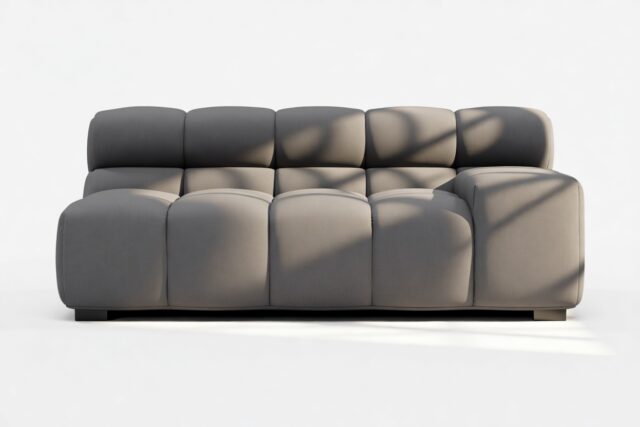 The Tufty – Ink Brushed Weave, Extra Large Armrest (Right)