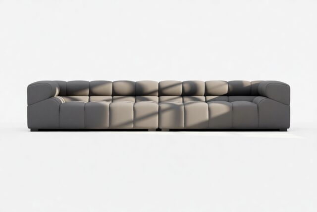The Tufty – Ink Brushed Weave, Extra Large Sofa – Sectional