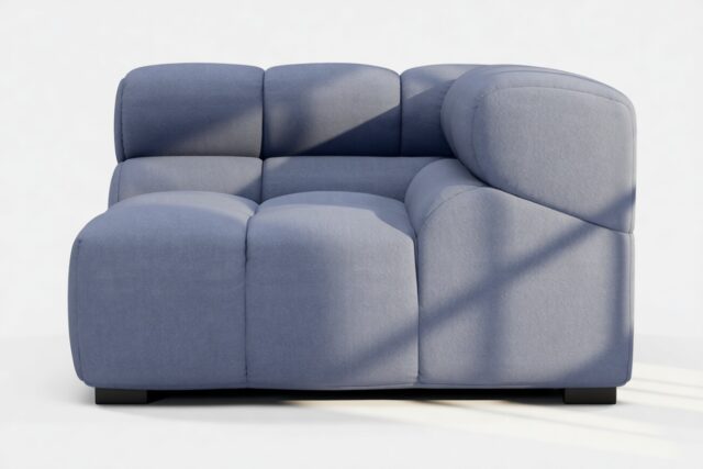 The Tufty – Royal Blue Wool, Corner (Right)