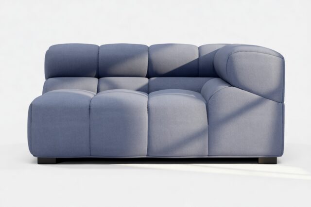 The Tufty – Royal Blue Wool, Large Corner (Right)