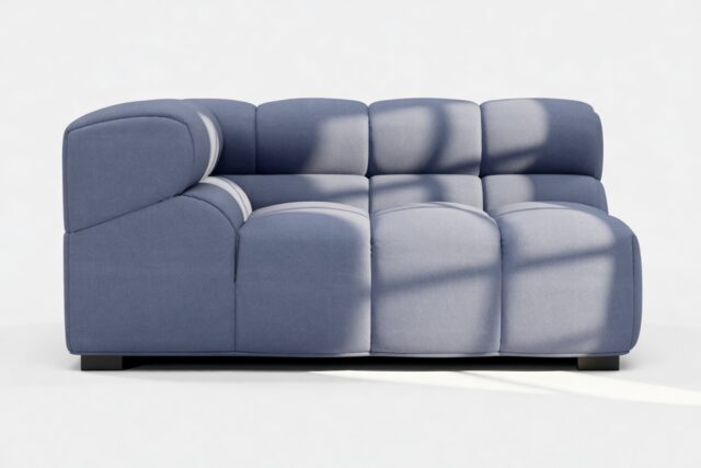 The Tufty – Royal Blue Wool, Large Corner (Left)