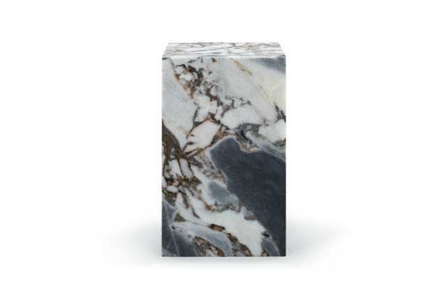 The Plinth – Modellato Marble, Side Table