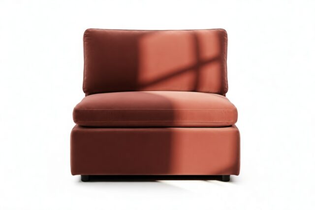 The Ciel – Cinnamon Velvet, Armless Module