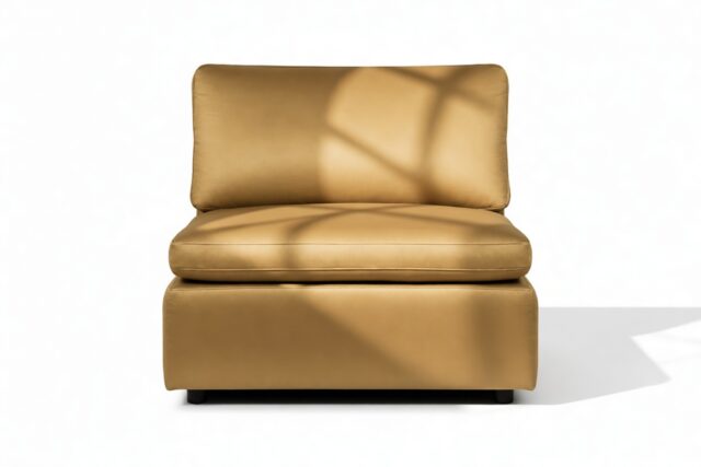 The Ciel – Old Gold Velvet, Armless Module