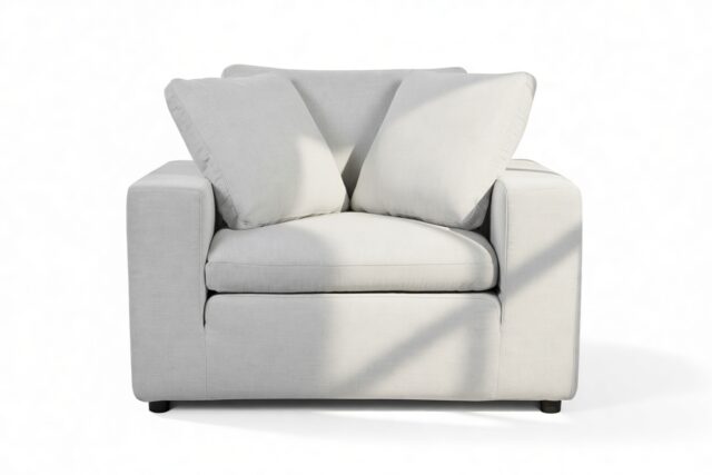 The Ciel – Dove Linen, Lounge Chair