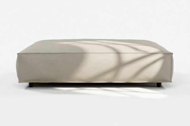 The Extrasoft – Beige Gray Vegan Leather, Xxl Seat