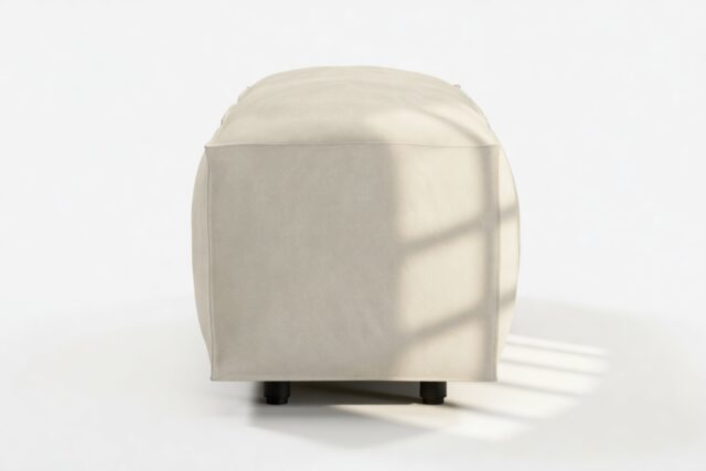 The Extrasoft – Eggshell Vegan Suede, L Armrest