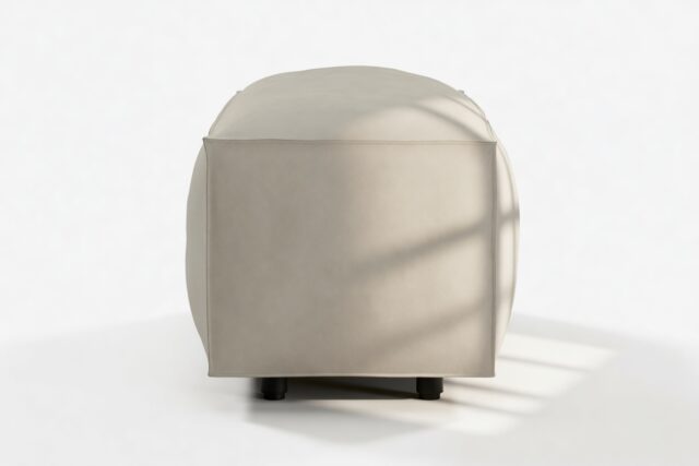 The Extrasoft – Beige Gray Vegan Leather, S Armrest