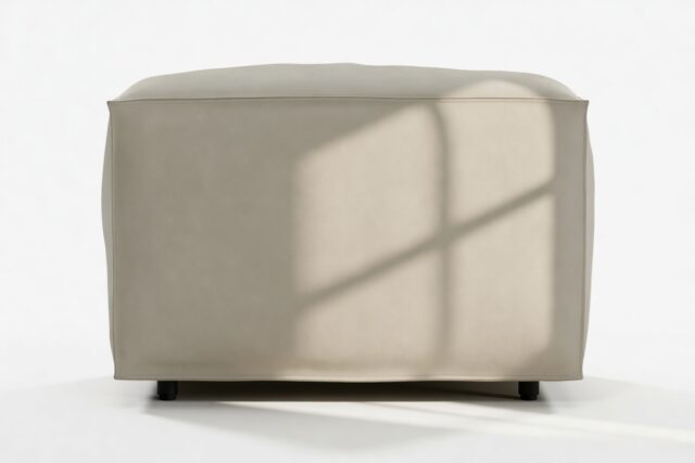 The Extrasoft – Beige Gray Vegan Leather, S Backrest