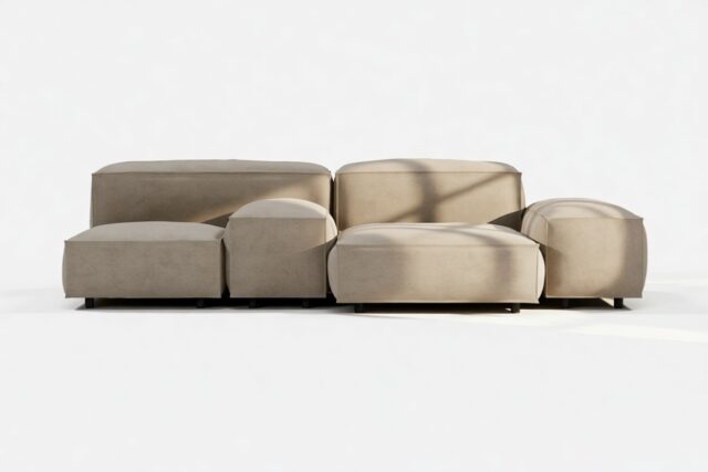 The Extrasoft – Biscotti Brushed Weave, Combination 1 (Left)