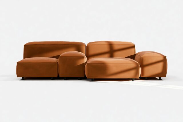 The Extrasoft – Burnt Orange Velvet, Combination 1 (Left)