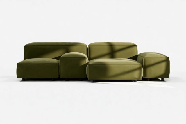 The Extrasoft – Spruce Luxe Velvet, Combination 1 (Left)