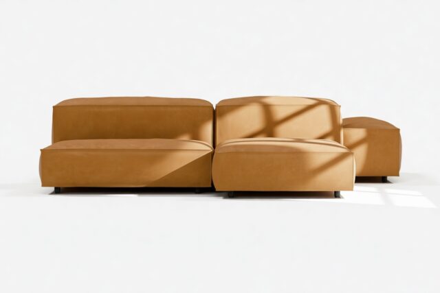 The Extrasoft – Tan Vegan Leather, Combination 1 (Right)