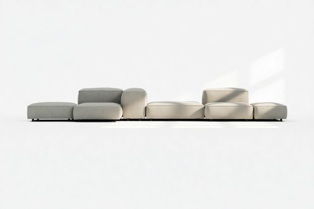 The Extrasoft – Soft Gray Brushed Weave, Combination 2 (Left)
