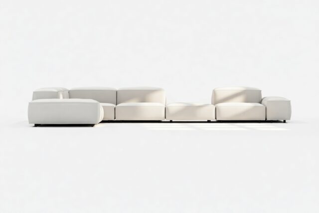 The Extrasoft – White Linen, Large Corner (Left)