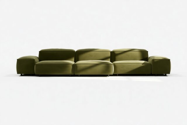 The Extrasoft – Spruce Luxe Velvet, Three Seater Sofa (Right)