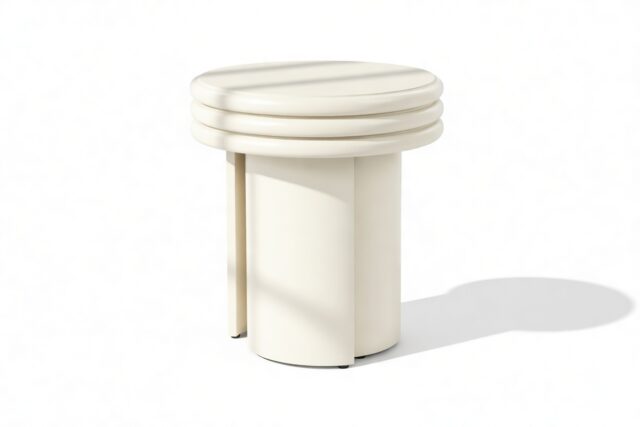 The Pasquale – Ivory, Side Table