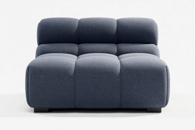 The Tufty – Royal Blue Wool, Armless Module
