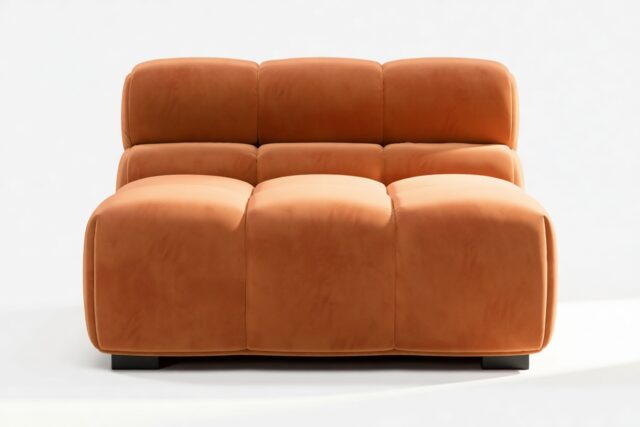 The Tufty – Spice Velvet, Armless Module