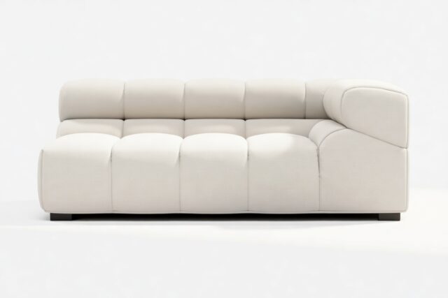 The Tufty – Oatmeal Brushed Weave, Extra Large Corner (Right)