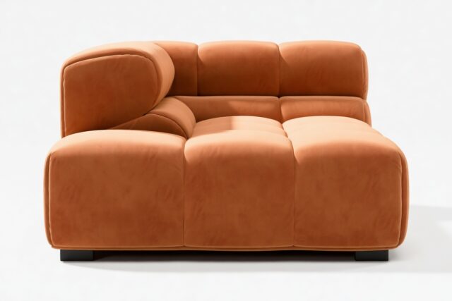 The Tufty – Spice Velvet, Corner Half (Left)