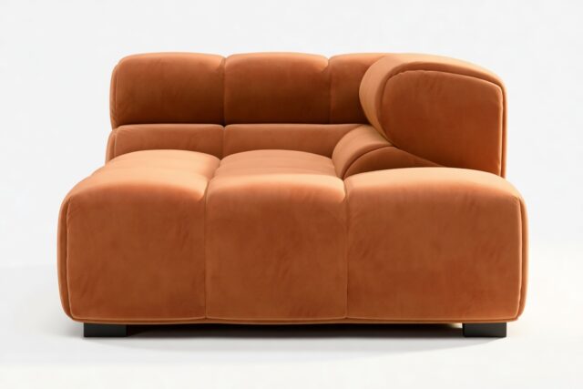 The Tufty – Spice Velvet, Corner Half (Right)