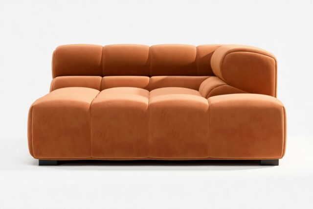 The Tufty – Spice Velvet, Deep Corner Half (Right)