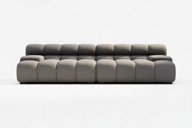 The Tufty – Ink Brushed Weave, Extra Deep Sofa – Sectional