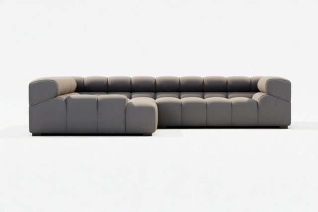The Tufty – Ink Brushed Weave, Corner (Left) – Sectional