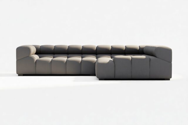 The Tufty – Ink Brushed Weave, Corner (Right) – Sectional