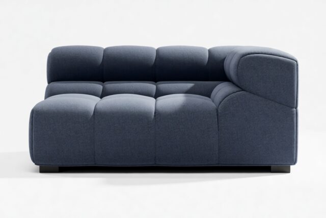 The Tufty – Royal Blue Wool, Large Corner (Right)