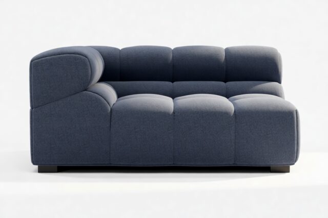 The Tufty – Royal Blue Wool, Large Corner (Left)