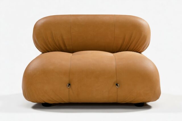 The Bellini – Tan Vegan Leather, Armless Module