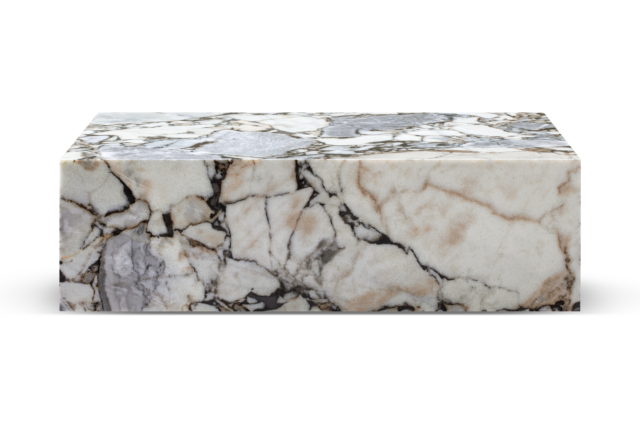 The Plinth – Modellato Marble, Coffee Table