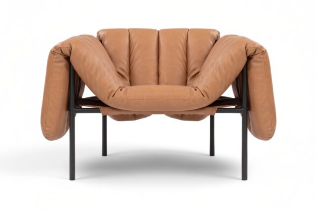 The Puffy – Tan Vegan Leather